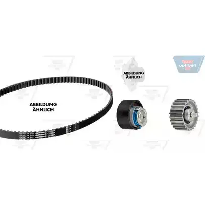 Водяной насос, помпа + комплект зубчатого ремня OPTIBELT WP 1124 KT 1527 W1 788186 ZRK 1596 изображение 0