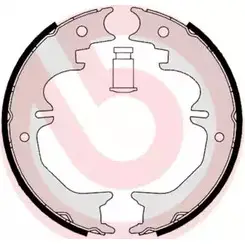 Тормозные колодки ручника, комплект BREMBO Q7GKY6L S 83 545 801845 E 0E8S