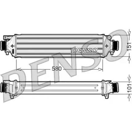 Интеркулер DENSO 806426 L6O6YCD DIT13002 SUXM5 B изображение 0