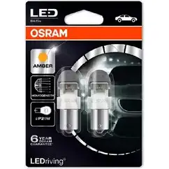 Лампа светодиодная P21W LEDRIVING PREMIUM 2 Вт 12 В 3000K OSRAM 7556YE02B 4052899367906 OPV6 89 813159