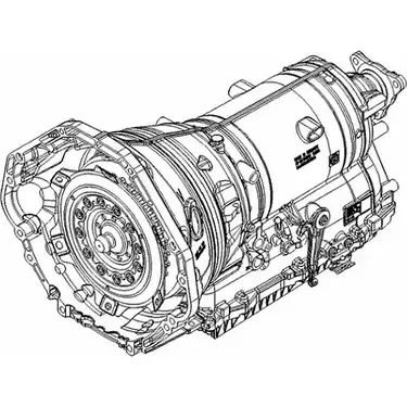 Автоматическая коробка передач ZF PARTS 1087.016.034 8 HP 70 HIS 814937 JD60Y8D
