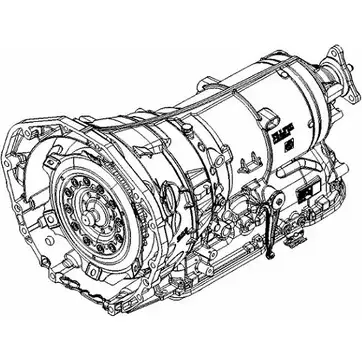 Автоматическая коробка передач ZF PARTS 1091.012.008 8 HP 90 RRHTY 815140