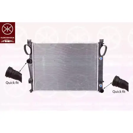 Радиатор охлаждения двигателя KLOKKERHOLM 850053 ERWUW CW0H 2L1 3517302311