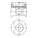 Поршень IPSA MOTT 8R1 4052434093000 pi000100 1977506 изображение 0