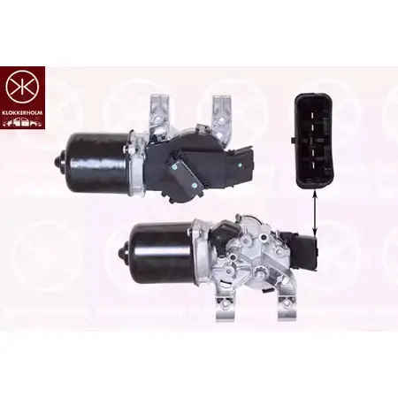 Мотор стеклоочистителя KLOKKERHOLM 855964 60333270 6B Y8G