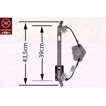 Стеклоподъемник KLOKKERHOLM C ZQPP2 2OVLMTO 863433 95391901 изображение 0