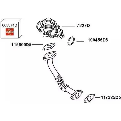 Рециркуляция отработанных газов WAHLER LGD X6WH 865738 7900405