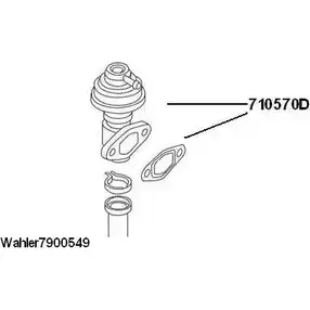 Рециркуляция отработанных газов WAHLER 865777 7900549 ERT SO изображение 0