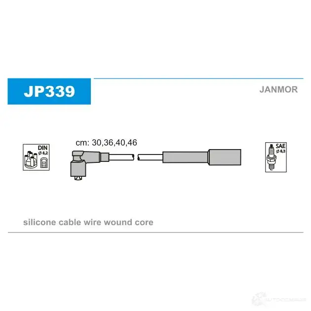 Высоковольтные провода зажигания, комплект JANMOR JOY 4Y jp339 5902925018632 2818075 изображение 0