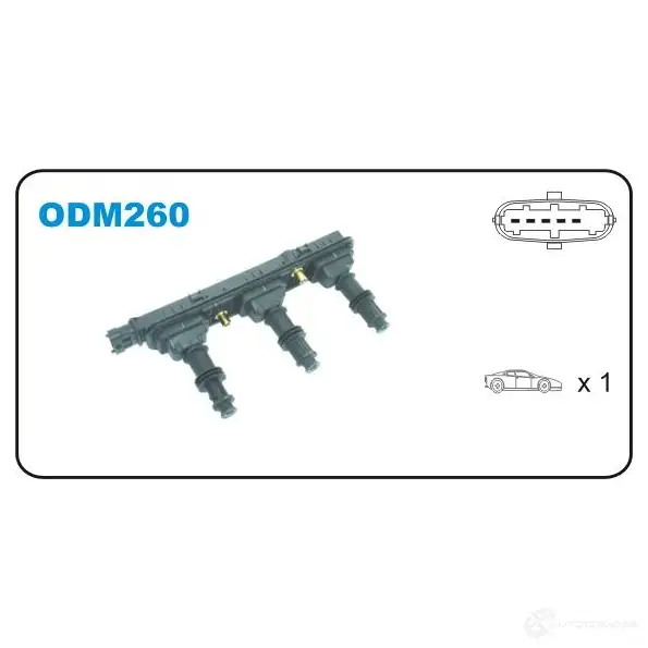Катушка зажигания JANMOR 5902925000620 odm260 TQ20LE V 2818352