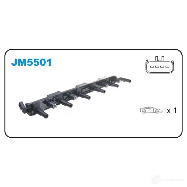 Катушка зажигания JANMOR jm5501 2817873 5902925214195 W VLO4R изображение 0