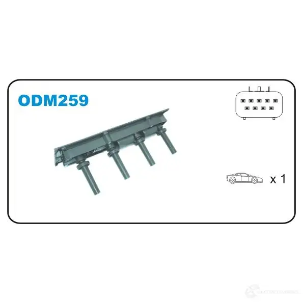 Катушка зажигания JANMOR odm259 5902925000613 2818351 60JU VX