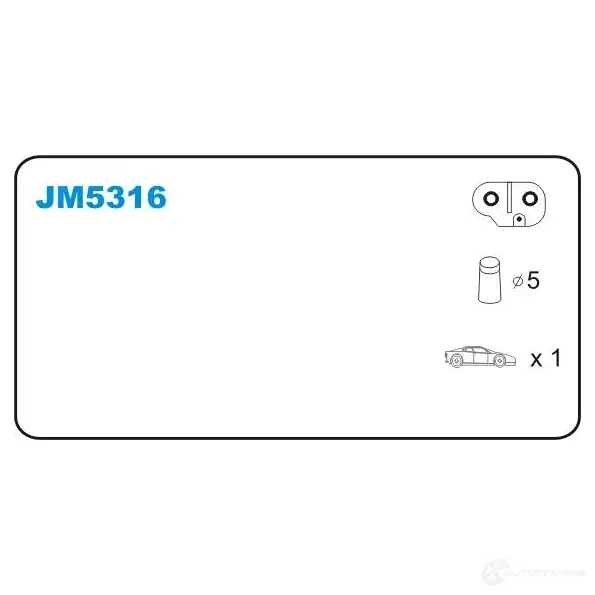 Катушка зажигания JANMOR 5902925208439 IW3 081G jm5316 2817707