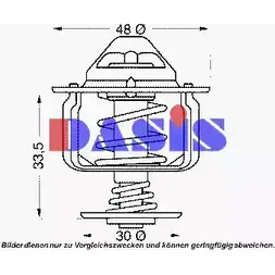 Термостат ож AKS DASIS 877239 V1BMJ39 750646N TIJ AF изображение 0