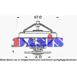 Термостат ож AKS DASIS 750953N J4GY X 877285 ZJ3LS4N изображение 0