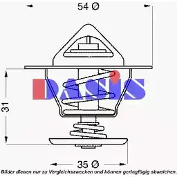 Термостат ож AKS DASIS 55SYSFP 877288 750959N F 40TA изображение 0