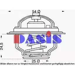 Термостат ож AKS DASIS GE8M1V U 877428 R5R4JPK 751853N изображение 0