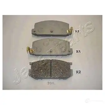 Тормозные колодки, комплект JAPANPARTS 1492442 pa701af MO NW1 8033001124590 изображение 0