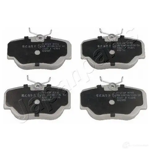 Тормозные колодки, комплект JAPANPARTS O W7GZT 1437476650 pa0413af изображение 0