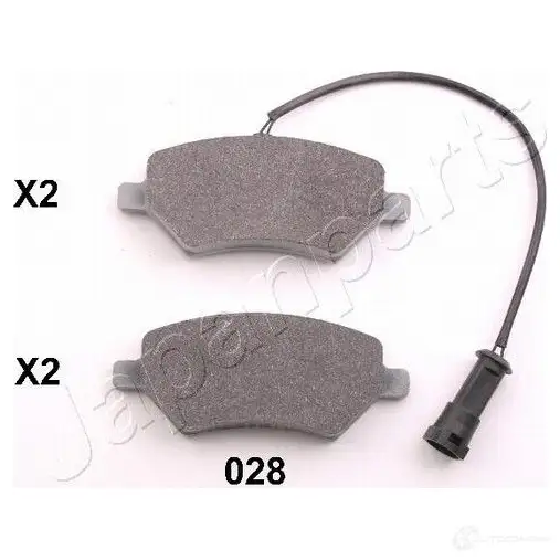 Тормозные колодки, комплект JAPANPARTS 1492104 pa028af 8033001839012 UQ13Y 8W