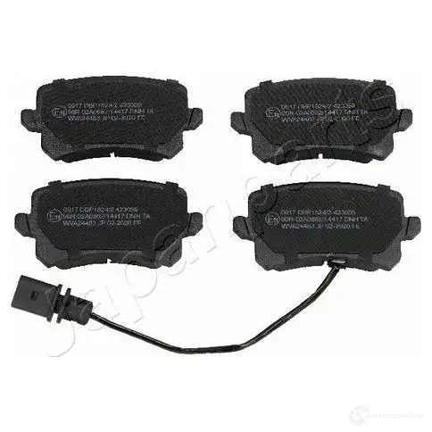 Тормозные колодки, комплект JAPANPARTS FN ZVA 1437476487 pp0917af изображение 0
