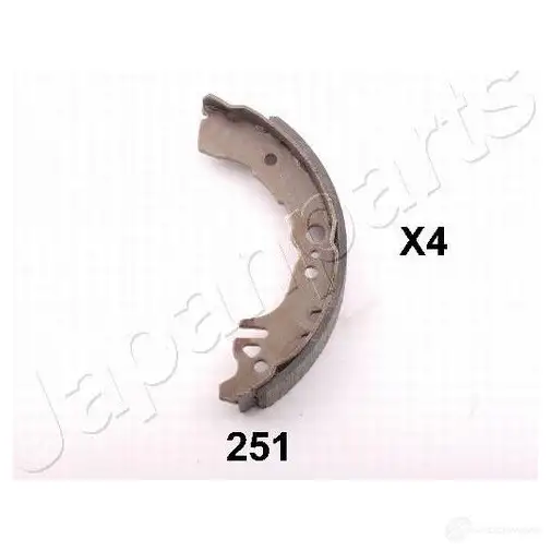 Барабанные тормозные колодки, комплект JAPANPARTS gf251af 2LFP W 8033001842449 1484825 изображение 0