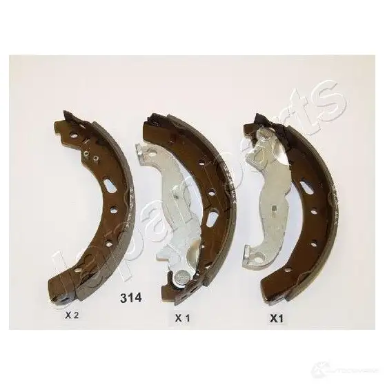 Барабанные тормозные колодки, комплект JAPANPARTS 1484848 8033001447781 OQQ DS gf314af