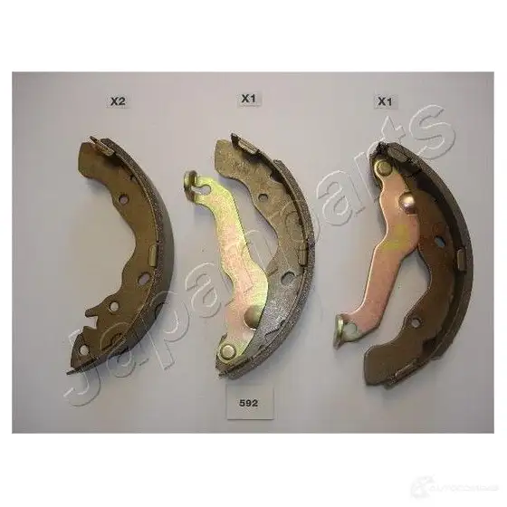 Барабанные тормозные колодки, комплект JAPANPARTS 8033001066968 G2ACB 0O 1484916 gf592af