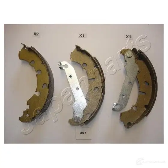 Барабанные тормозные колодки, комплект JAPANPARTS KLJX0 2 1484843 gf307af 8033001066265