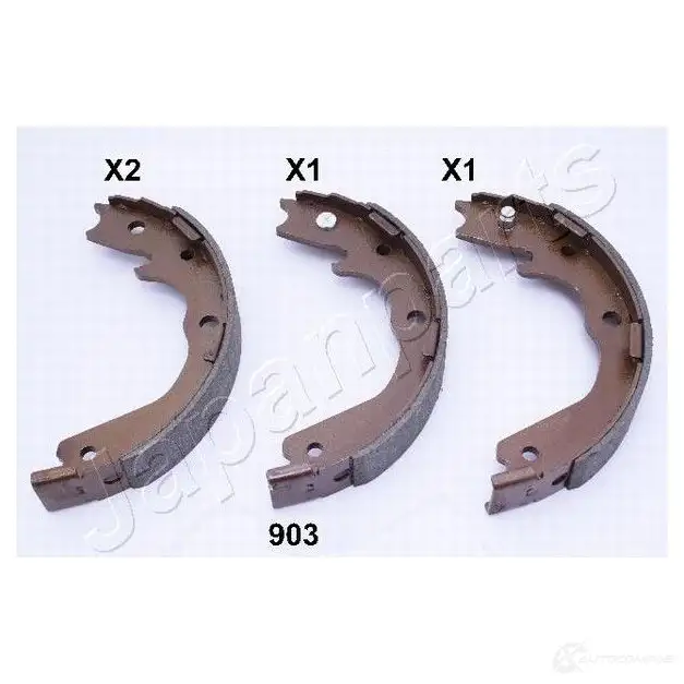 Тормозные колодки ручника, комплект JAPANPARTS GD4 6M 8033001502428 1484984 gf903af