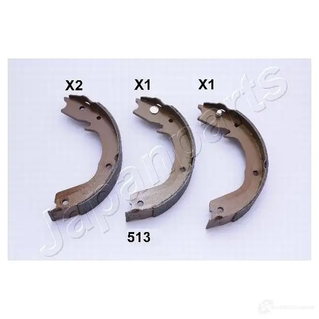 Тормозные колодки ручника, комплект JAPANPARTS S DTFYR 1484899 8033001502367 gf513af