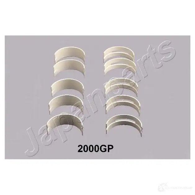 Коренные вкладыши коленвала, комплект JAPANPARTS LC90 H 8033001114553 1491522 ms2000gp