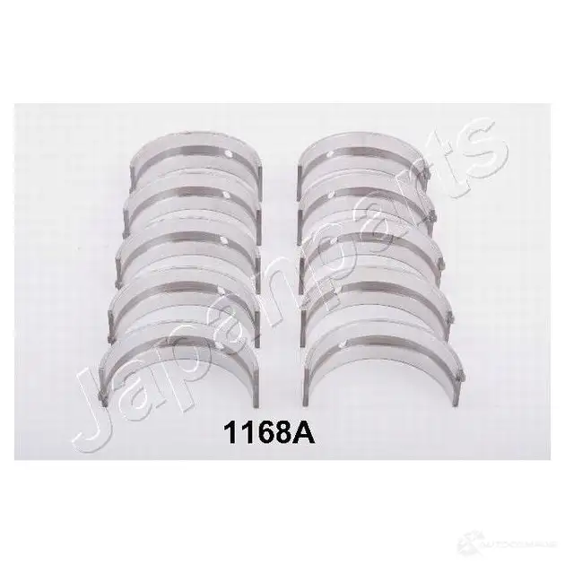 Коренные вкладыши коленвала, комплект JAPANPARTS 59J13R6 ms1168a MS 1168A 1491417 - Изображение 1