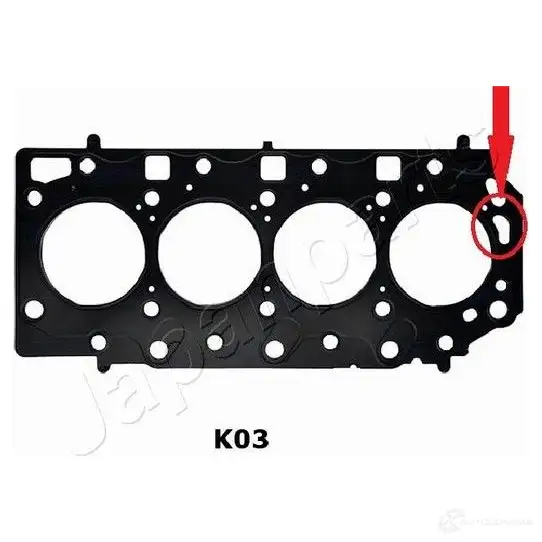 Прокладка ГБЦ, головки блока цилиндров JAPANPARTS gtk03c Y BXABF 1216517777 8052553196749 изображение 1