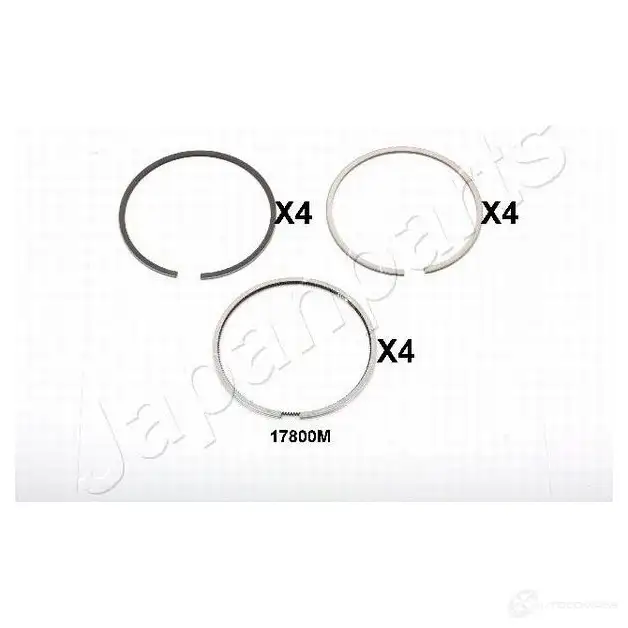 Поршневое кольцо JAPANPARTS 8033001141856 rc17800m 29 N7B 1494511 изображение 0