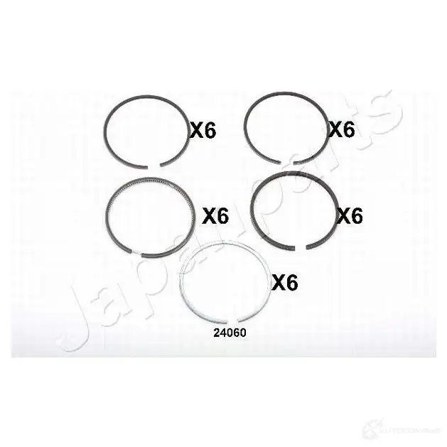 Поршневое кольцо JAPANPARTS 2UB24 RC2406 0 1494532 rc24060