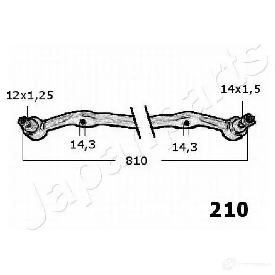 Рулевая тяга в сборе JAPANPARTS R6VTR cr210 1479389 CR-2 10 изображение 1