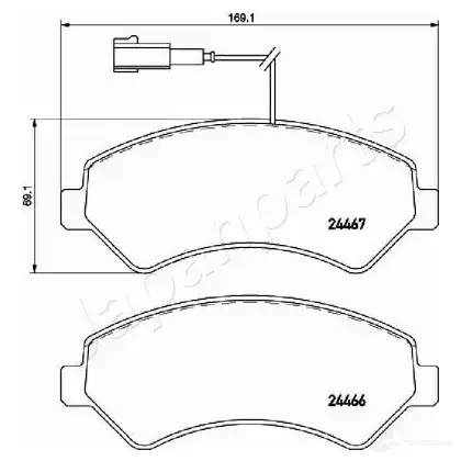 Рулевая тяга JAPANPARTS N71 JZ 1494671 8052553099897 rd261 изображение 0