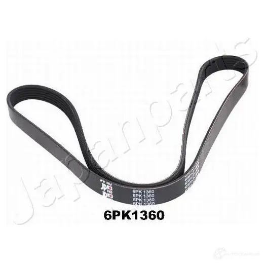 Приводной ремень, поликлиновой JAPANPARTS QG3 MT dv6pk1360 8033001974232 1482449