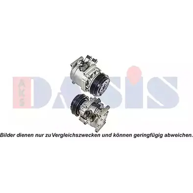 Компрессор кондиционера AKS DASIS 880182 FS VF6 J7WVKVU 852825N
