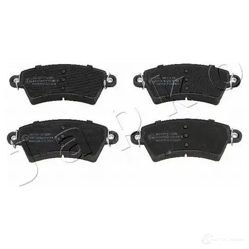 Тормозные колодки, комплект JAPKO L7TXR H 1438441576 500642