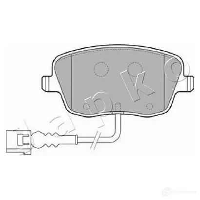Тормозные колодки, комплект JAPKO EU 2NM 1438441816 500956 изображение 1