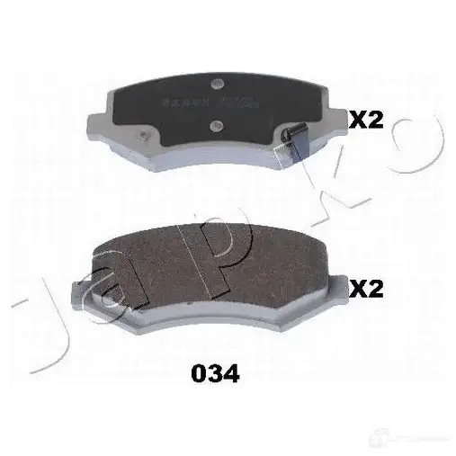 Тормозные колодки, комплект JAPKO 3235617 50034 5G T1EP9 8052553081618