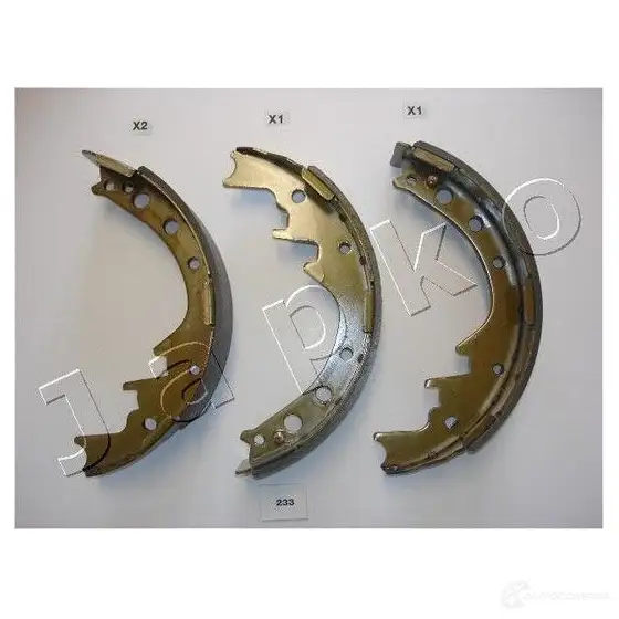 Барабанные тормозные колодки, комплект JAPKO V BZL61 3236703 55233 8033001576818