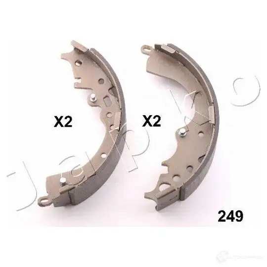 Барабанные тормозные колодки, комплект JAPKO W27DW 82 3236719 8033001842258 55249