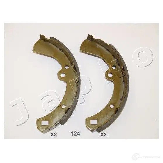 Барабанные тормозные колодки, комплект JAPKO 2L W0XD 8033001576412 3236641 55124