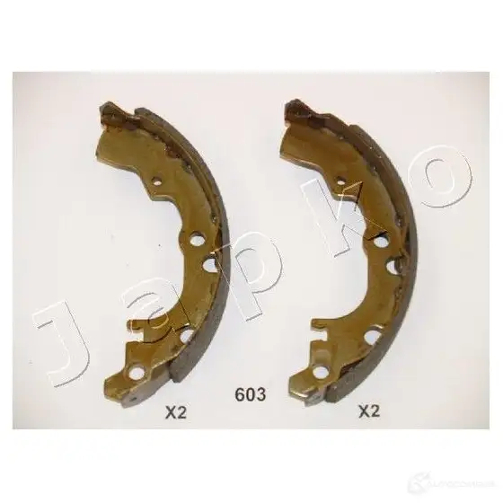 Барабанные тормозные колодки, комплект JAPKO G5Q1 S 8033001577679 55603 3236857