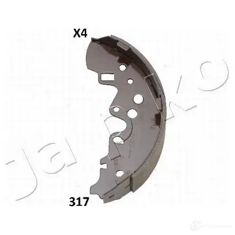 Барабанные тормозные колодки, комплект JAPKO 3236754 55317 4T HE4WM 8033001833928