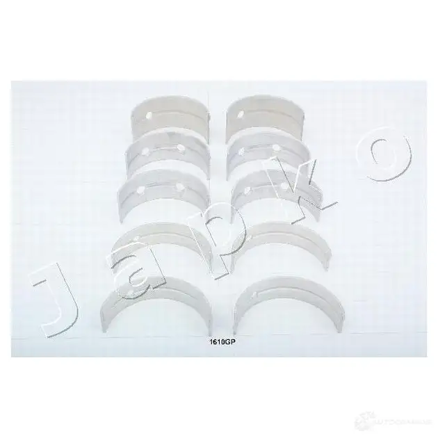 Коренные вкладыши коленвала, комплект JAPKO 61610gp 573776266 8033001635423 Z0 AZB - Изображение 1