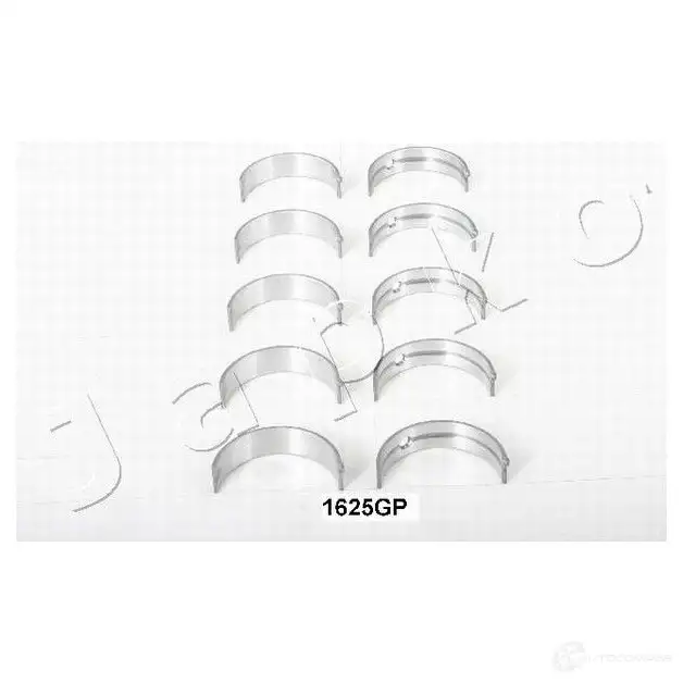 Коренные вкладыши коленвала, комплект JAPKO 61625gp 3238434 K8C BY6 8033001635751 изображение 0